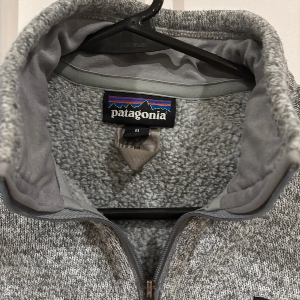 Patagonia Gray Full-Zip Fleece Jacket - Picture 2 of 2